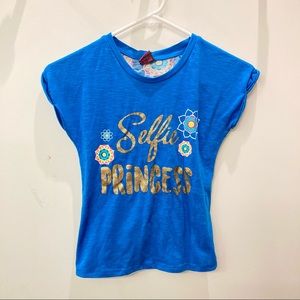 Dark Blue Selfie Princess Shirt